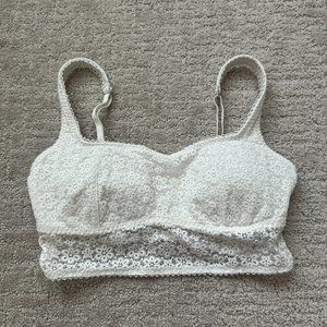 Gilly Hicks Size S White Lace Bralette